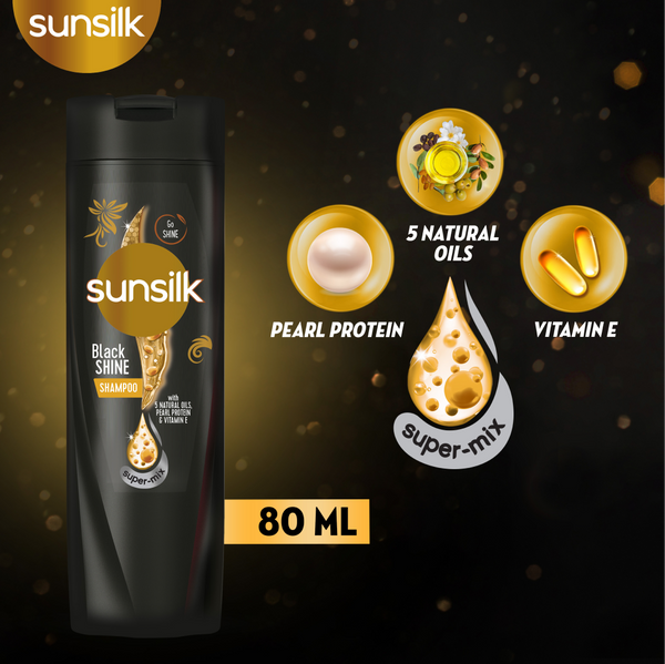 Shampoo Black Shine, 80ml