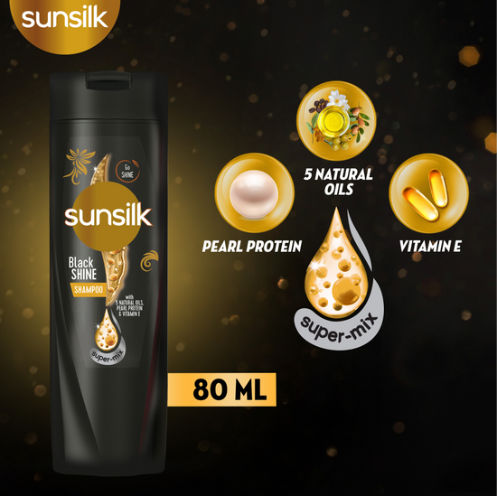 Sunsilk Black Shine Shampoo - 80ML