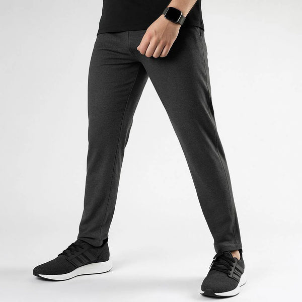 Vybe - The Perfect Charcoal Fitted Trouser