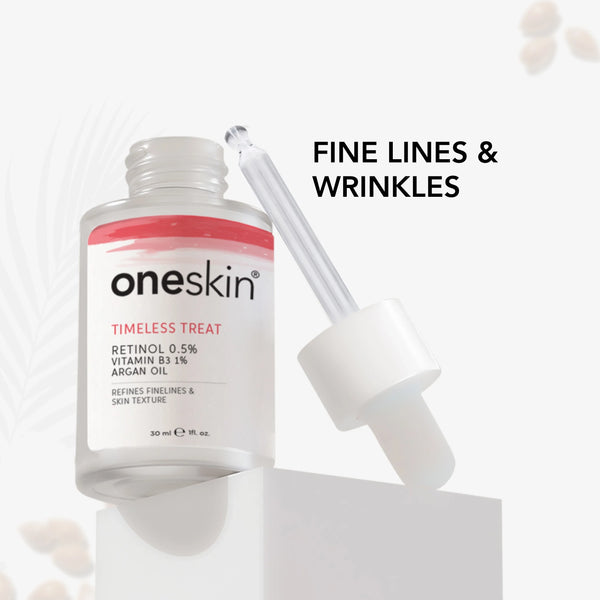 One Skin - Timeless Treat - Retinol 0.5%, Vitamin B3 1%, Argan Oil - 30ml