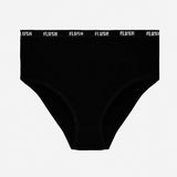 Flush Fashion - Women's Cotton Underwear Brief Tagless and Breathable - Pack of 5