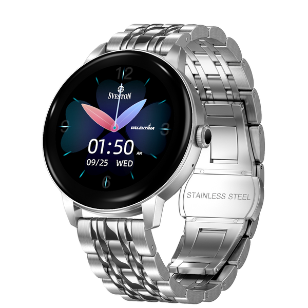 SVESTON VALENTINA CHAIN SMARTWATCH WITH FREE SILICON STRAP