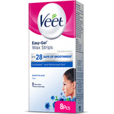 Veet- Face wax 8 strips Sensitive