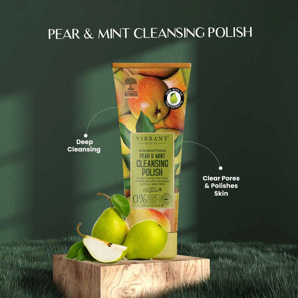 Vibrant Pear & Mint Cleansing Skin Polish 200ml