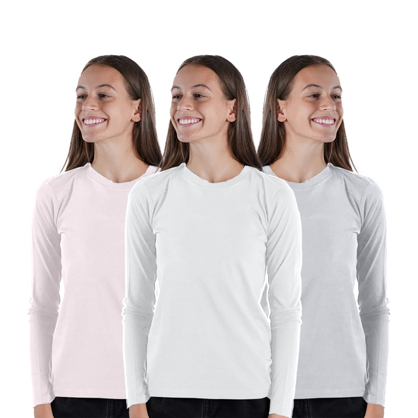 VYBE -Tees Pack Of 3-Gary,White,Pink