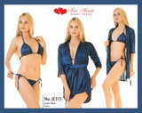 Emerce - Allure - Silk Robe with Bra and Panty