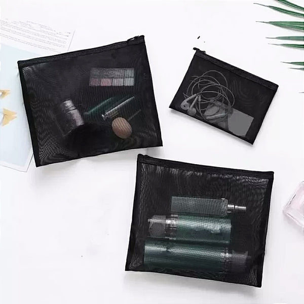 The Original 3 Pcs Multi Purpose Mesh Travel Containers Stoarge Bag