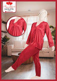 Emerce - Aster 100% Silk Pajama Suit
