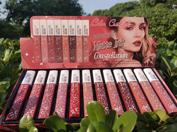 Color Castle Super Stay Matte Ink Constellation Lip Gloss 12Pcs Set