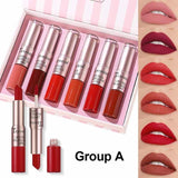 Colourme - Teayason Matte 2In1 Lipgloss With Lipstick 6Pcs Set Group A