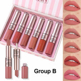 Colourme - Teayason Matte 2In1 Lipgloss With Lipstick 6Pcs Set Group B