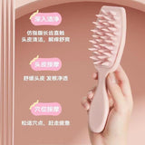 Colorme - Silicone Massage Shampoo Comb Random Colors