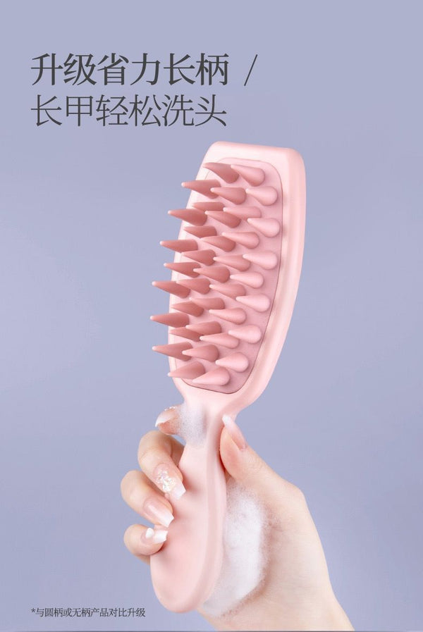 Colorme - Silicone Massage Shampoo Comb Random Colors