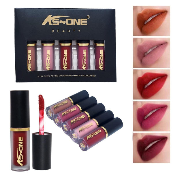 Colorme - Ks ONE 5pcs Matte Lip Gloss Set