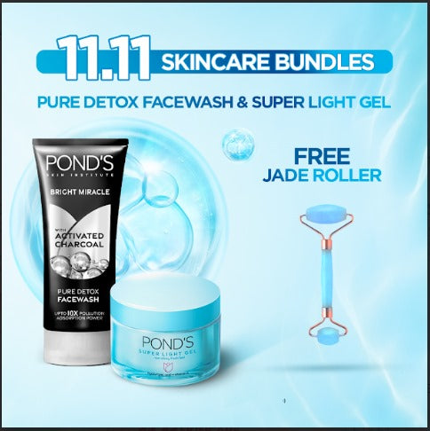 Pond's - Pure Detox Face Wash & Super Light Gel