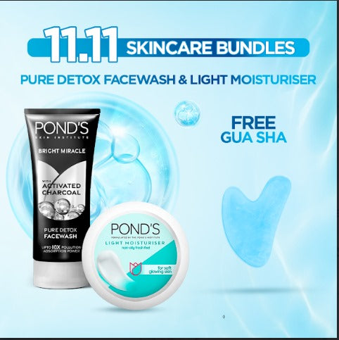 Pond's - Pure Detox Face Wash & Light Moisturiser