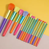 The Original-5Pcs Colourful Makeup Brush Set Premium Gift