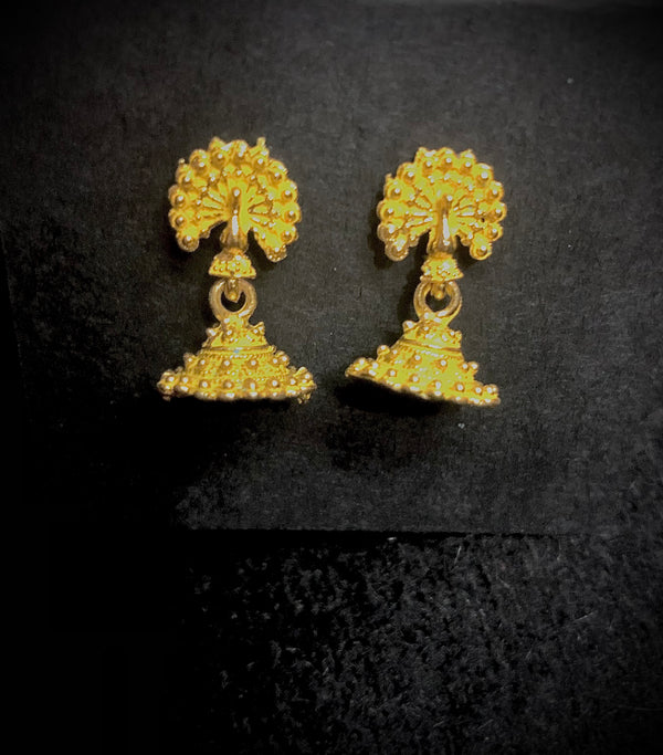 Beri- Yellow Jhumki