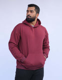 Bodybrics - Bodybrics OverSize Hoodie-Maroon