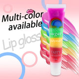 Colourme - JULYSTAR Rainbow Lip Balm Shiny Lip Gloss Transparent Fruit Lip Balm LC-611