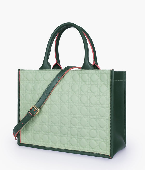 RTW - Army green box tote bag