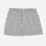 Flush Fashion - Men's 100% Cotton Boxer Shorts Waistband Check Print Boxers