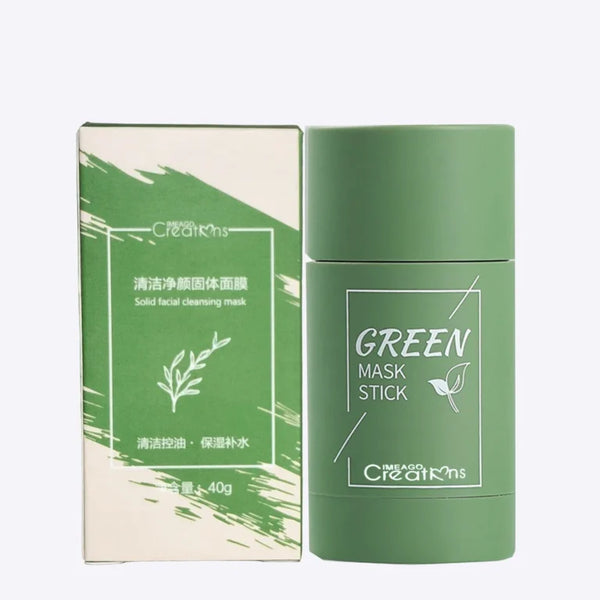 Green Mask Stick, Green Tea Cleansing Mask Stick, Face Moisturizes Oil Control