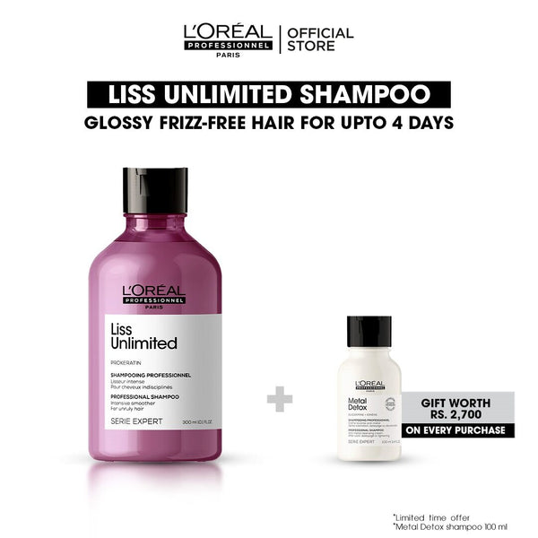 L'Oreal Professionnel - Serie Expert Liss Unlimited Shampoo 300 ML - For Frizzy & Unruly Hair