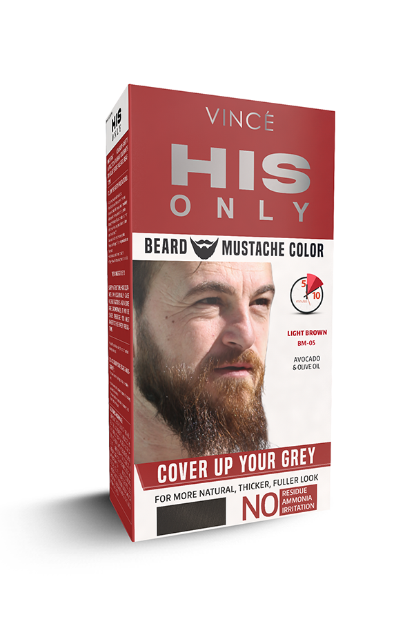 Vince - Beard & Mustache Color - Light Brown