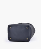 RTW - Black bucket bag with zipper pocket