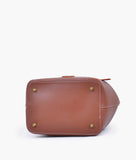 RTW - Brown bucket bag with zipper pocket