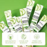 BIOAQUA - Tender Skin Care 10pcs Cucumber Face Mask Mud Oil Control 80g