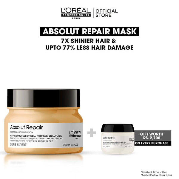 L'Oreal Professionnel- Serie Expert Absolute Repair Mask 250 ML - For Dry & Damaged Hair