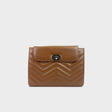 FAM Bags - Zenith Quilted Bag - Camel Brown