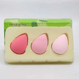 Miss Rose - Pack Of 3 Beauty Blender Makeup Sponge