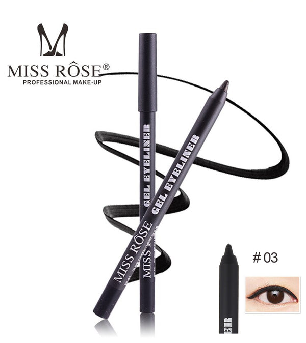 Miss Rose - Under The Eye Maker Waterproof Gel Eyeliner - Black 03