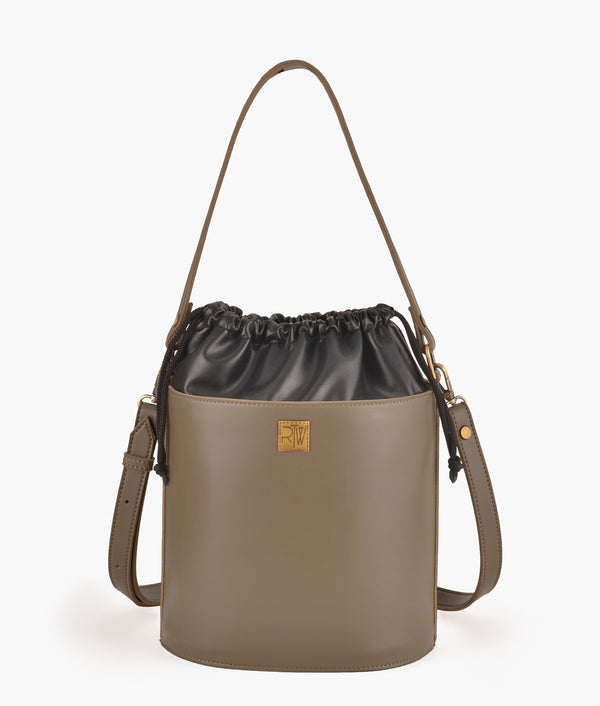 RTW - Coffee Top-Handle Bucket Bag