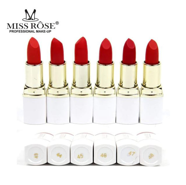 Miss Rose - - Pack of 4 Makeup Matte Lipstick 3.4g 7301-022YD