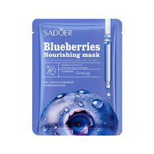 Sadoer - Blueberries Nourishing Facial Sheet Mask