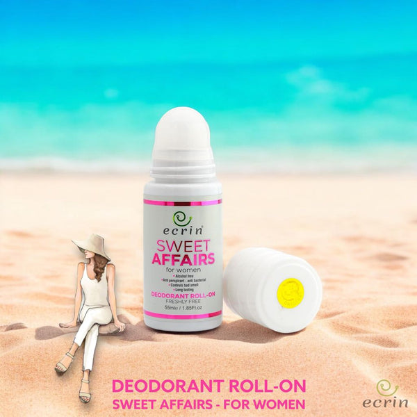 Ecrin Sweet Affairs Roll On-Deodorant - Deodorant Stick for Women