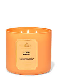 Bath & Body Works - Peach Belini 3 Wick Candles 414gms