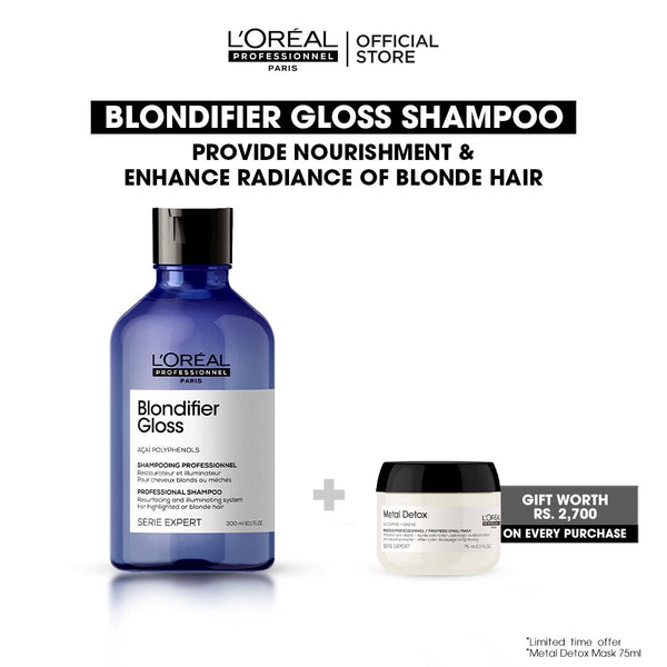 L'Oreal Professionnel - Serie Expert Blondifier Shampoo 300 ML - For Highlighted & Bleached Hair