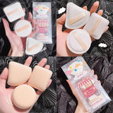 Colorme - Sweet Beauty 3 Pcs Cotton Candy Air Cushion Cosmetics Puffs