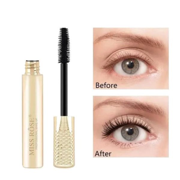 Miss Rose - Waterproof Quick Dry Easy To Use Liquid Black Mascara .