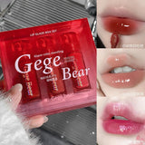 Gege - Bear 3 Pcs Lip Glaze Box Set A