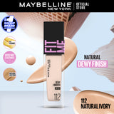 Maybelline New York- Fit Me Dewy+Smooth Liquid Foundation 112- 30ml