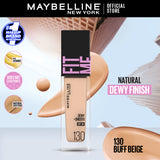 Maybelline New York- New Fit Me Dewy + Smooth Liquid Foundation SPF 23 - 130 Buff Beige 30ml - For Normal to Dry Skin