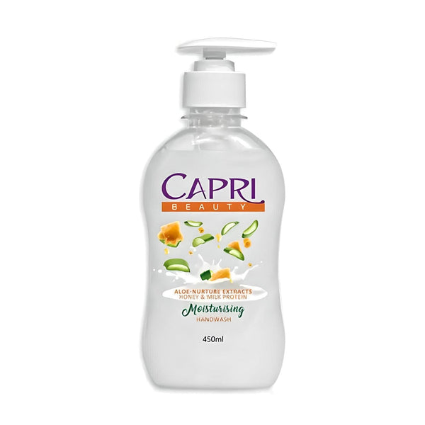 Capri Hand Wash White Beauty Bottle - 450ml