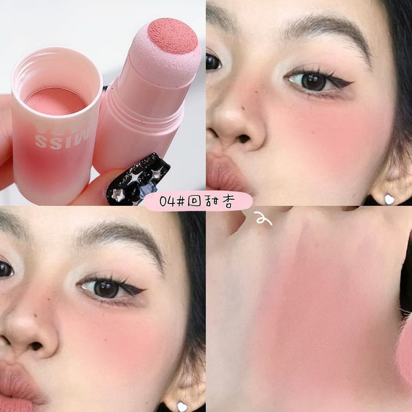 Miss Lara - 1 Piece Blusher Cream Natural Long Lasting Matte Cheek Blusher Stick-04