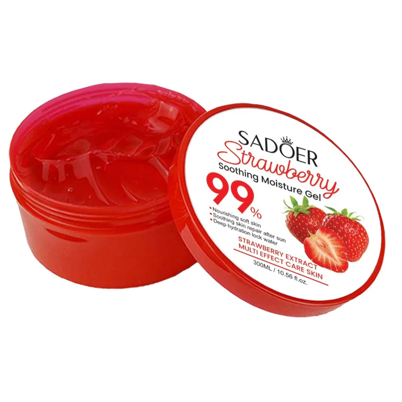 SADOER Strawberry 99% with multi effect nourishing soft skin & soothin ...